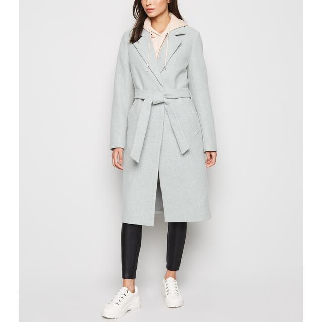 longline belted coat