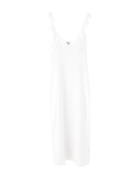 Vestido Midi Blanco Tirantes