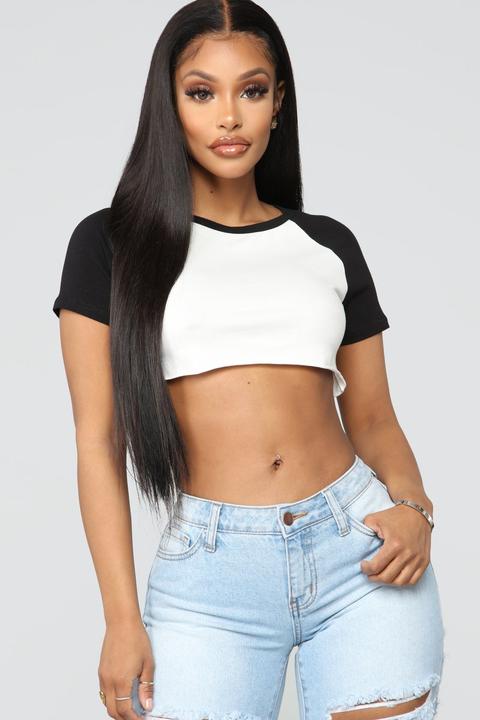 Never Enough Crop Top - Black