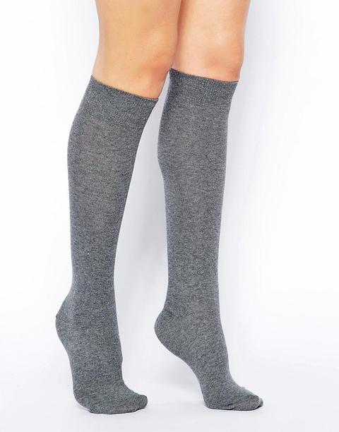 Asos - Calze Al Ginocchio - Grigio