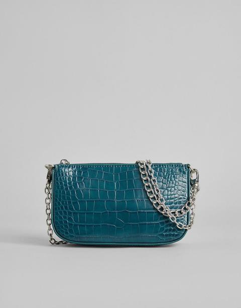 Bolso Cadena Efecto Cocodrilo