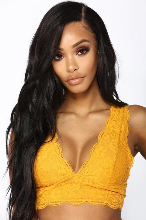 Eternal Spice Bralette - Mustard