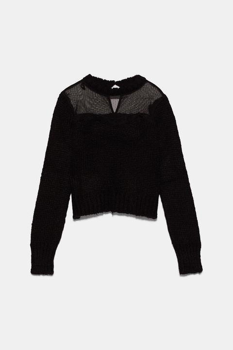 Cropped-pullover
