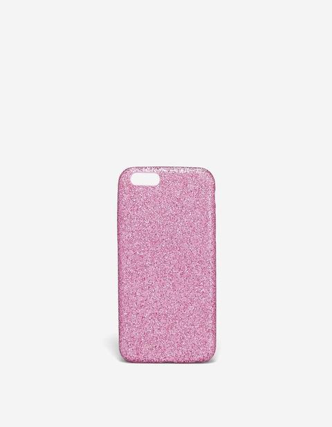 Cover Cellulare Glitter Iphone 6/7 Rosa Cipria from Stradivarius on 21 Buttons