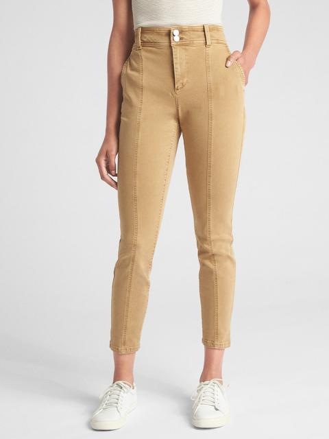 High Rise Skinny Chino Pants