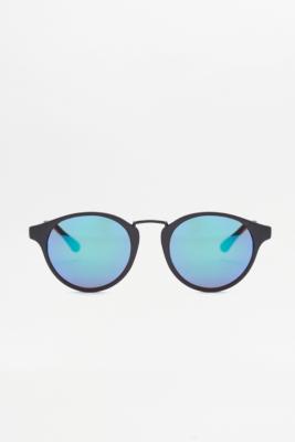 Black Demi Round Petrol Sunglasses - Mens All
