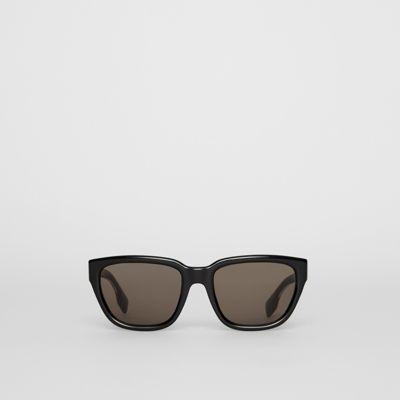 Square Frame Sunglasses In Black - Women | Burberry