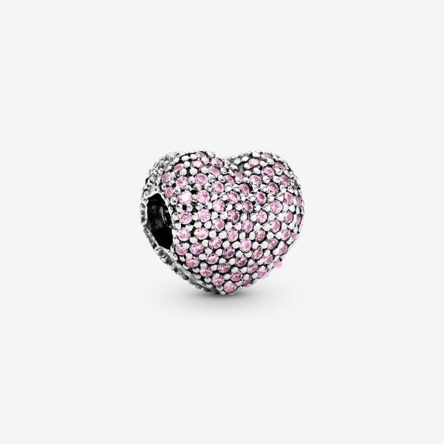 clip pandora cuore rosa clip pandora cuore rosa