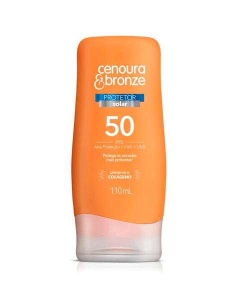 Protetor Solar Fps50 Cenoura E Bronze 110ml