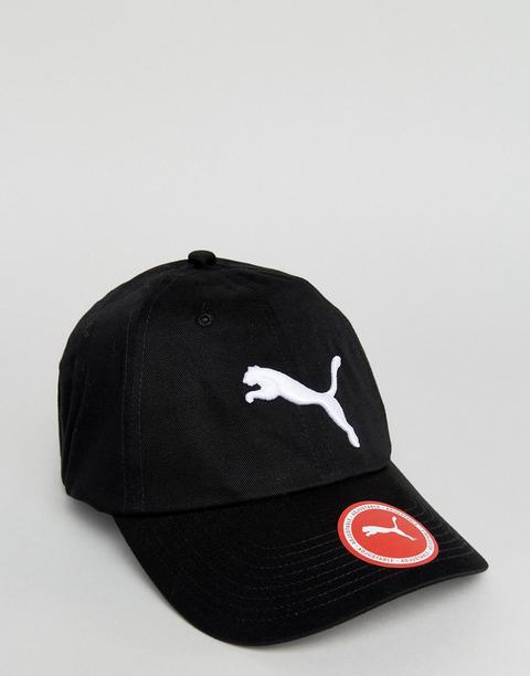 Puma - Cappellino Nero Con Ampio Logo - Nero