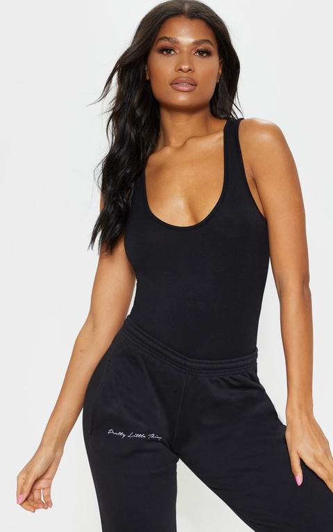 Basic Black Racer Back Bodysuit