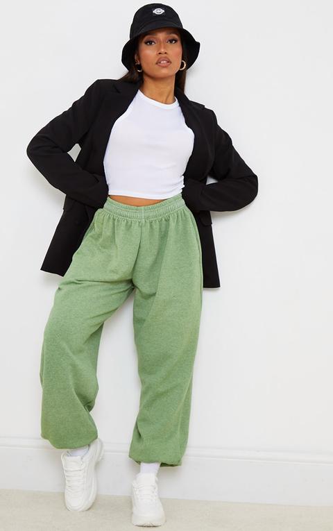 Petite Sage Green Sweat Jogger Pants