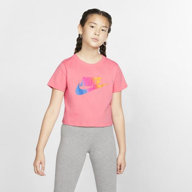 precoz gravedad callejón Nike Sportswear Older Kids' (girls') Cropped T-shirt - Pink de Nike en 21  Buttons