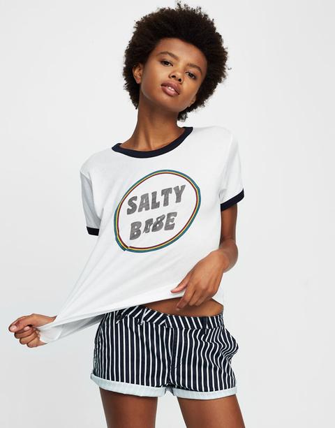 Camiseta Parche Texto