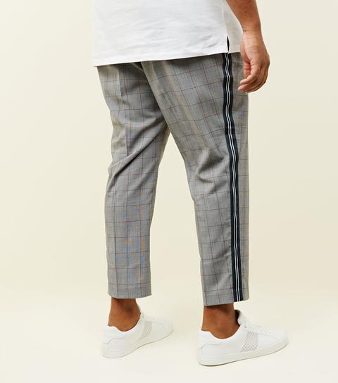 Plus size pants clearance with side stripe