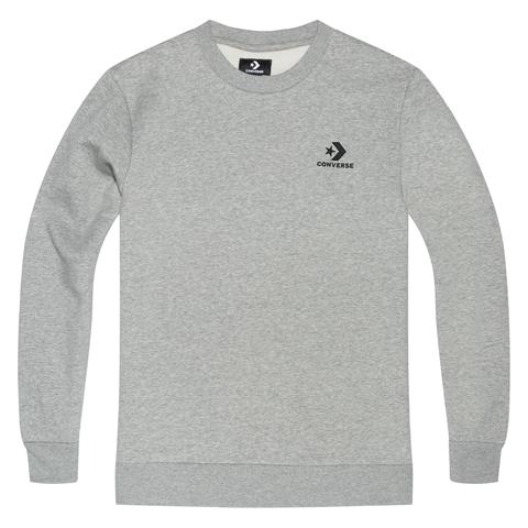 Converse Sudadera Star Chevron Embroidered Para Hombre Grey