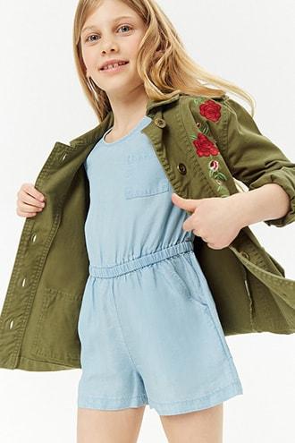 Forever 21 hot sale girls overalls