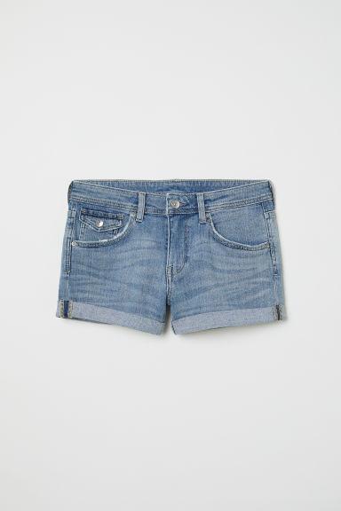 H & M - Shorts In Denim - Blu