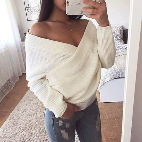 Audrey Relax Knit Sweater Top