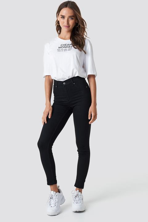 Cheap Monday High Spray Black Jeans - Black