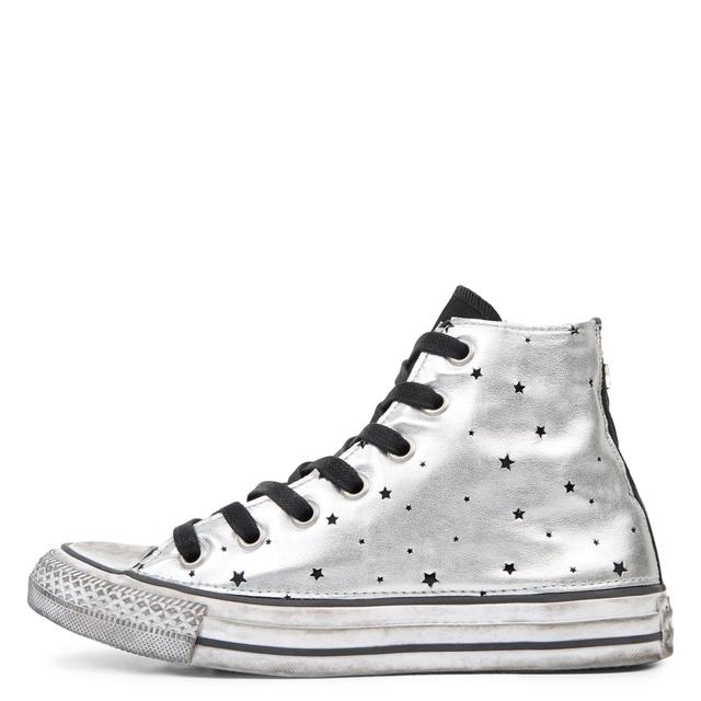 converse chuck taylor silver metallic