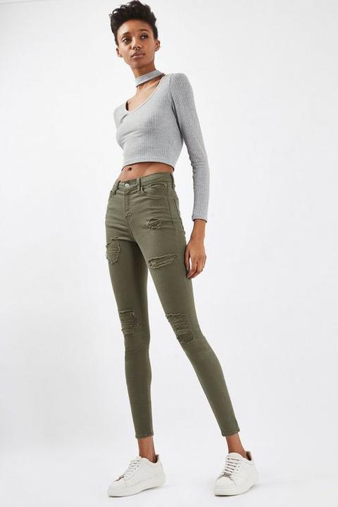 topshop khaki jeans