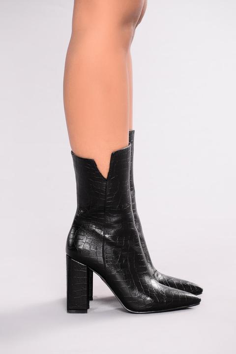 Croc Crazy Bootie - Black