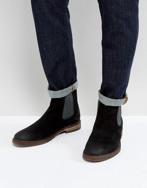 Steve Madden - Teller - Stivaletti Chelsea Neri Scamosciati - Nero