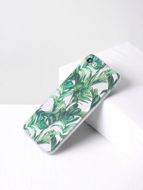 Cover Per Iphone 7 Con Stampa Di Foglia Verde