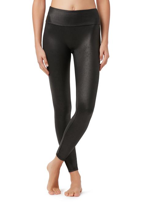 Total-shaper-leggings Mit Leder-effekt