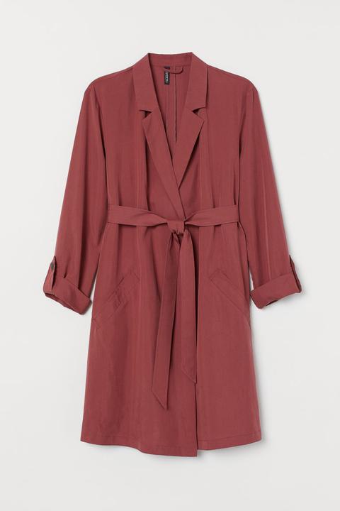 H & M+ Trench-coat - Rouge