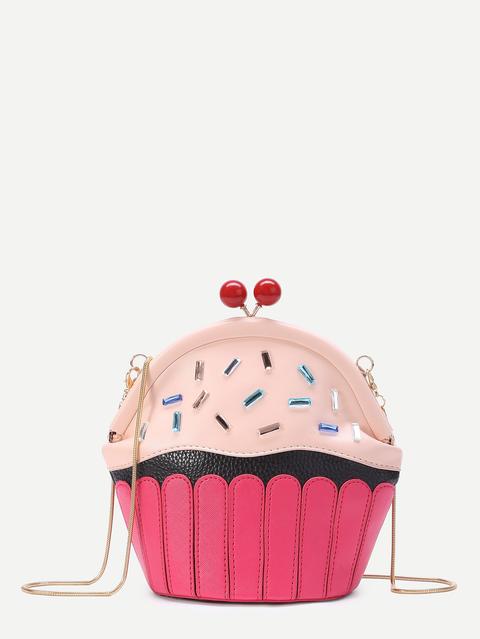 Borsa A Tracolla A Forma Di Cupcake