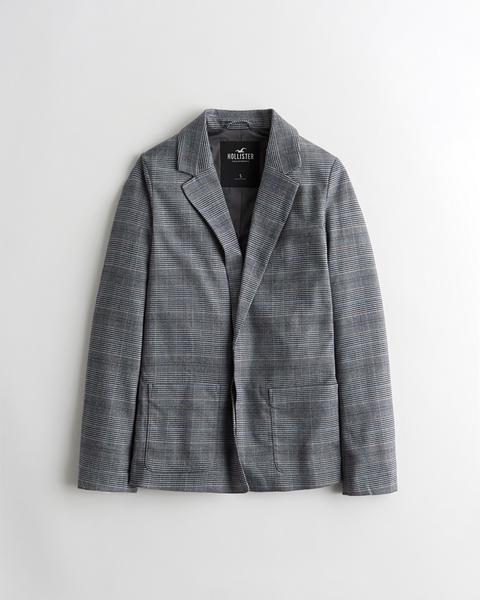 Girls Plaid Blazer