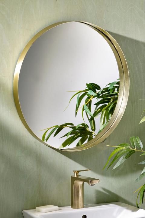 Brushed Gold Wall Mirror