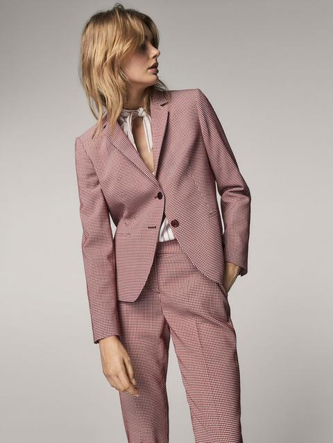 Americana Pata De Gallo Slim Fit