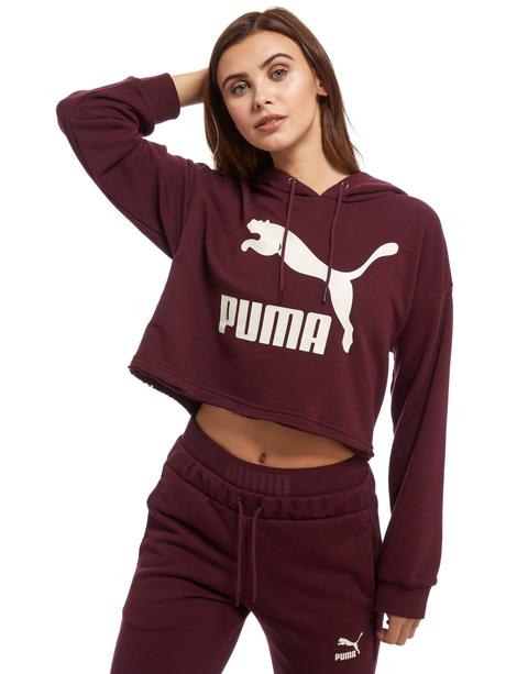 Puma Lace Up Felpa Con Cappuccio