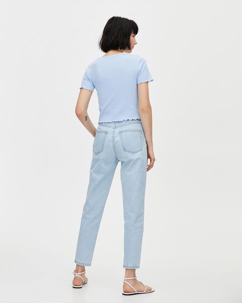 mom fit basic jeans pull and bear
