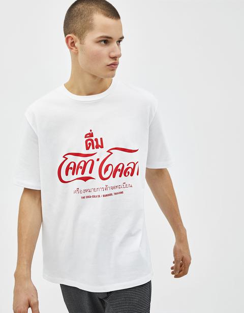 Algebraico Comparar Deshacer Camiseta Coca-cola de Bershka en 21 Buttons