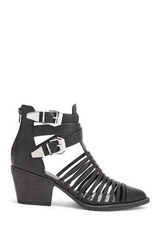 dual strap platform ankle boots forever 21