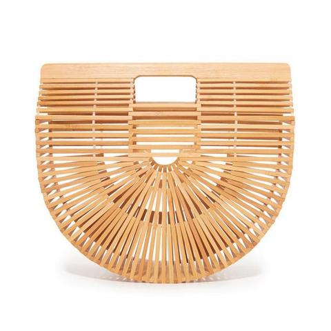 Bolso De Mano Fabricado En Bambú Modelo Sensu