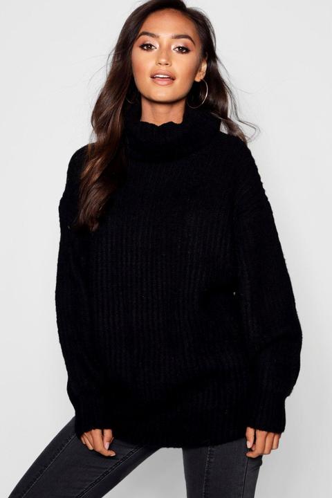 Pull À Col Roulé Oversize Petite