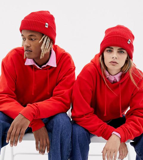 Collusion Unisex Fisherman Rib Beanie 