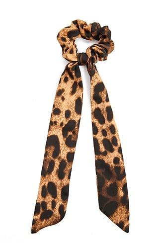 Forever 21 Leopard Print Scrunchie Brown/multi