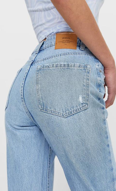 Jeans Mom Fit Rotos