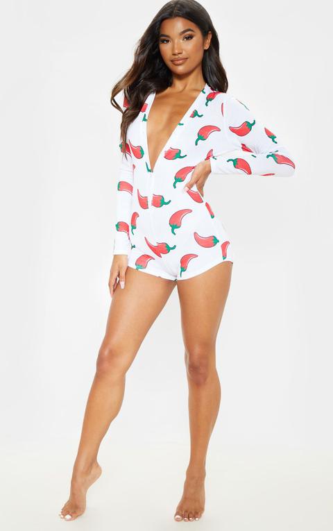 White discount pj romper