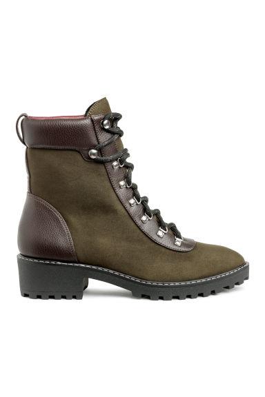 Warm-lined Boots - Green from H\u0026M on 21 