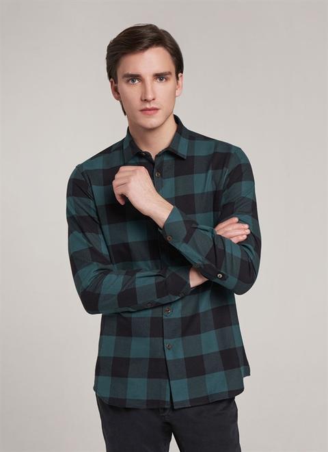 Camicia In Flanella Di Cotone