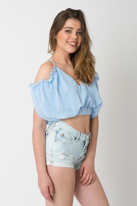 Blusa Butterfly Azul