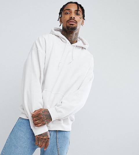 Reclaimed Vintage Inspired Oversized Hoodie In White - White