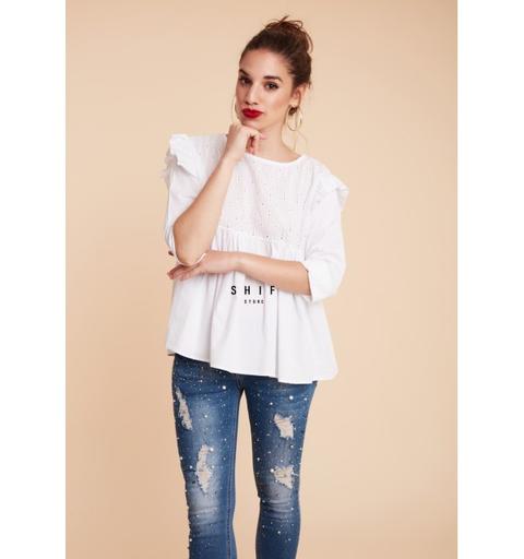 Blusa Venecia Blanca